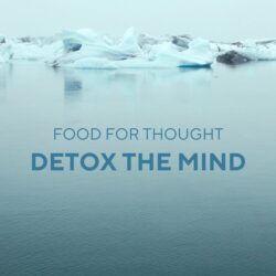 Food for Thought, Detox the Mind, meditation, purifying